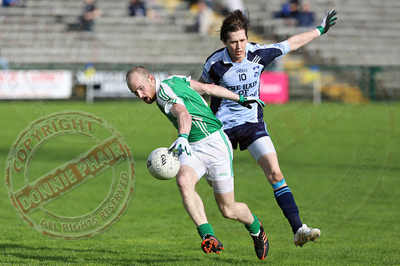 Roslea (1-12) V Belcoo (1-9) in Senior GAA Football Championshp Final.