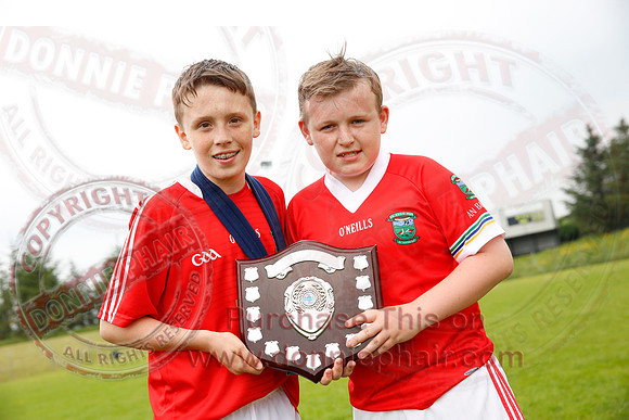 Newtownbutler (3-15) V Derrylin (2-6) in GAA Football U14 Division 2 Final.