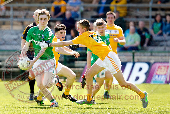 Fermanagh (2-9) V Antrim (4-10) in Ulster Minor GAA Football Championship First Round.