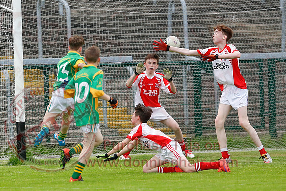Belnaleck (6-9) V Irvinestown (4-7) in U14 B GAA Football Championship Final.