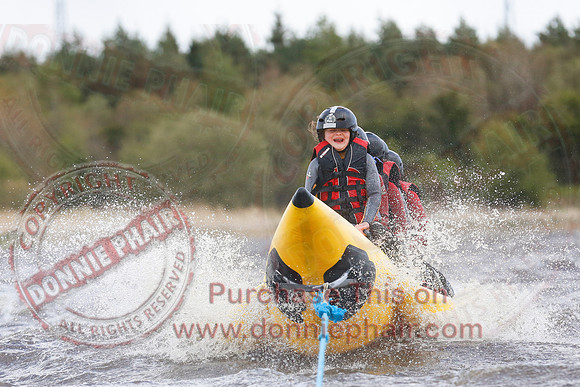 Banana Boating at the Share Centre, Lisnaskea.