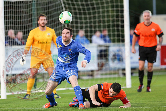 Ballinamallard United (0) V Glenavon (2) in IFA Premiership.
