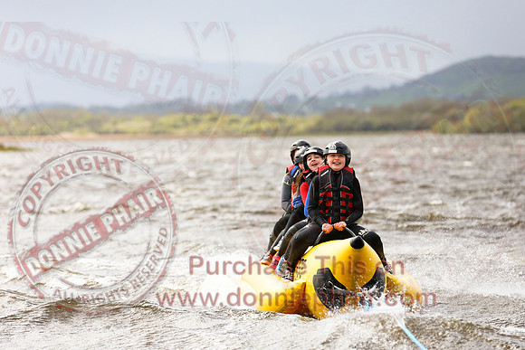 Banana Boating at the Share Centre, Lisnaskea.