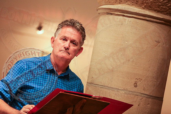 Kevin Quinn Poetry Reading in St. Michael's Crypt, Enniskillen.