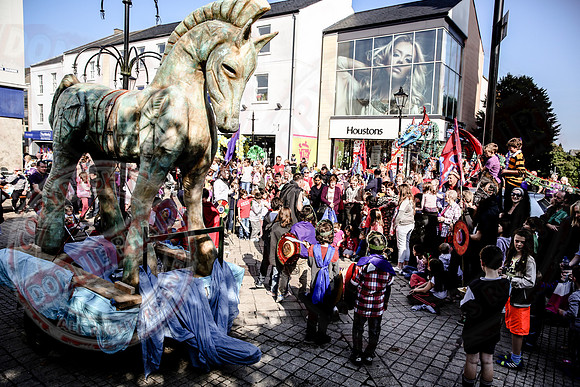 FLive Dragon Parade in Enniskillen.