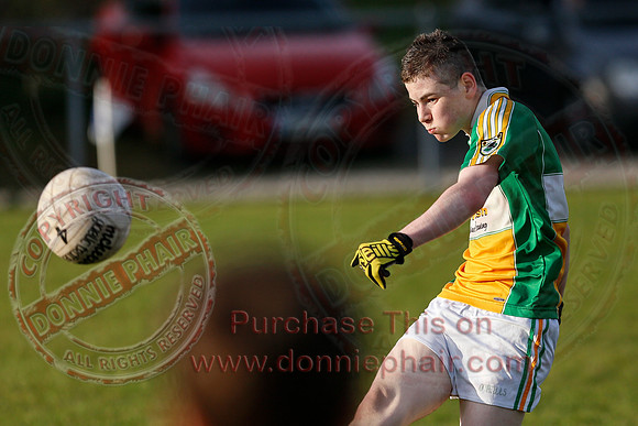 Kinawley (4-4) V Derrylin (10-14) in U14 GAA Football League Division 2.