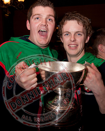 Lisnaskea Emmetts Senior GAA Football Team return home as Intermediate All-Ireland Club Champions.