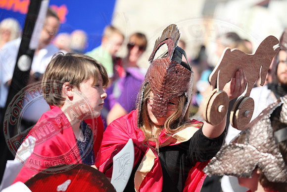 FLive Dragon Parade in Enniskillen.