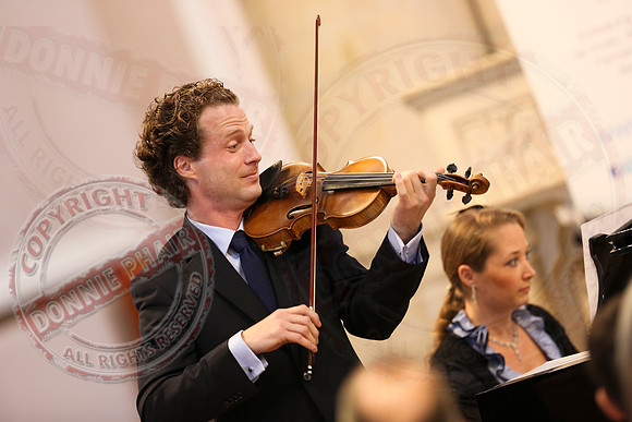 Vladimir and Olga Jablokov playing Classical Music in St. Michael's Church, Enniskillen.