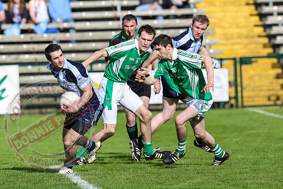 Roslea (1-12) V Belcoo (1-9) in Senior GAA Football Championshp Final.