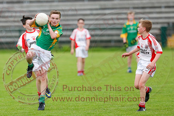 Belnaleck (6-9) V Irvinestown (4-7) in U14 B GAA Football Championship Final.