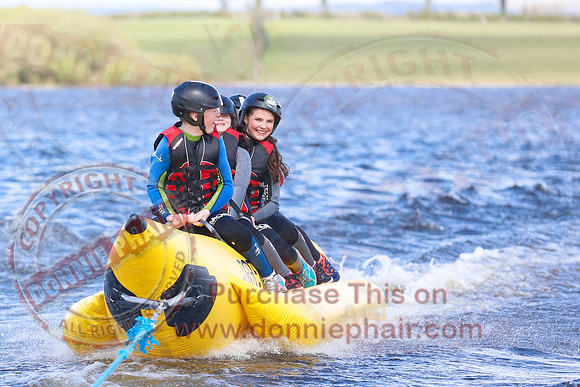 Banana Boating at the Share Centre, Lisnaskea.