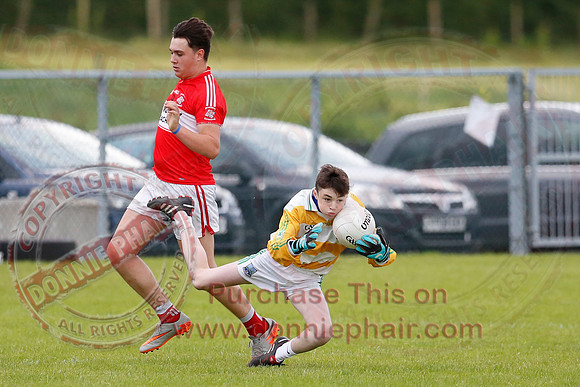 Teemore (3-7) V Belnaleck (1-12) in Minor GAA Football League Division 4 Final.