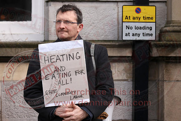 Independent Councillors Protest over Censorship outside Enniskillen Townhall-2