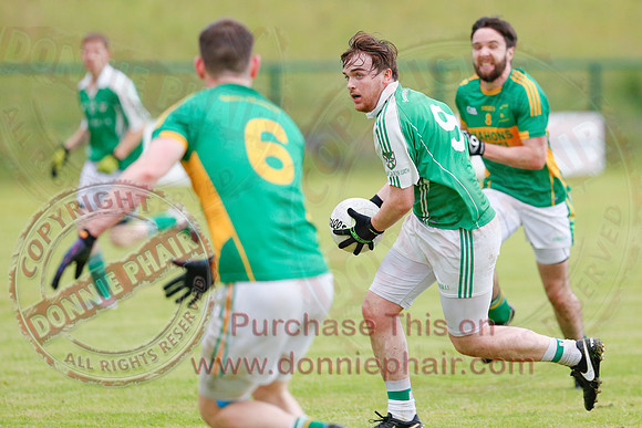 Irvinestown (1-7) V Roslea (1-8) in Senior GAA Football League Division 1.