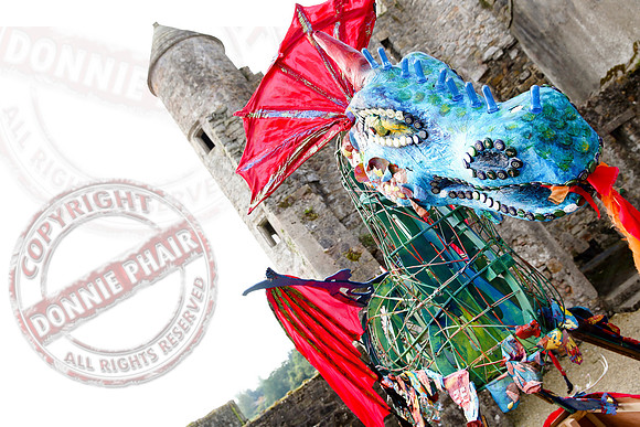 FLive Dragon Parade in Enniskillen.