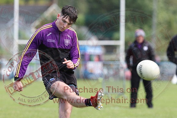 Derrygonnelly Harps Hooley on the Pitch - Free Kick Challenge - Fear the Free-5