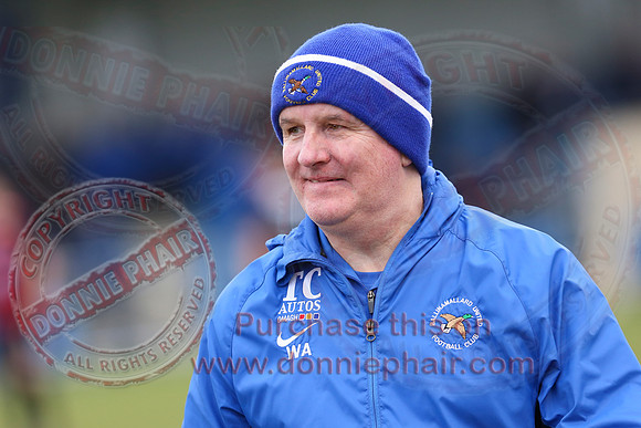 Ballinamallard United (2) V Coleraine (1) in IFA Premier League.