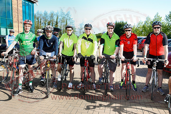 Quinn Industrial Holdings Charity Cycle in aid of NI Chest, Heart and Stroke.