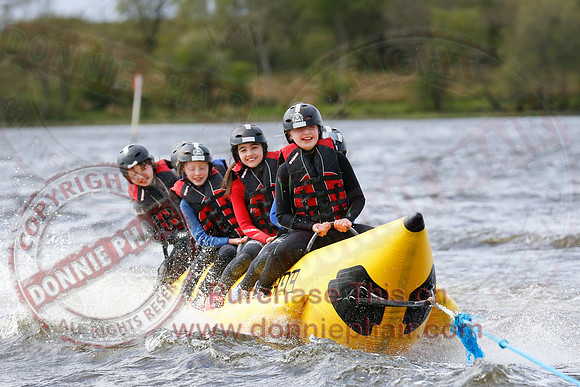 Banana Boating at the Share Centre, Lisnaskea.
