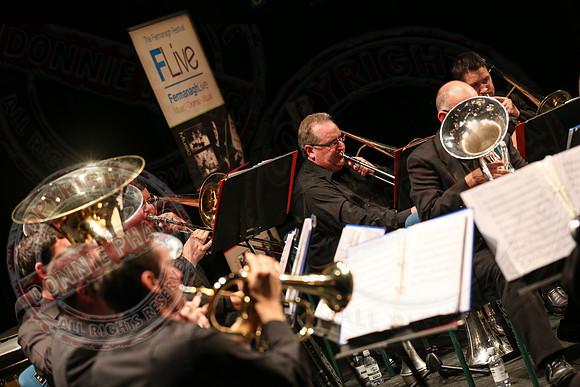 Bob Quick and the Big Brass Band in The Ardhowen Theatre.