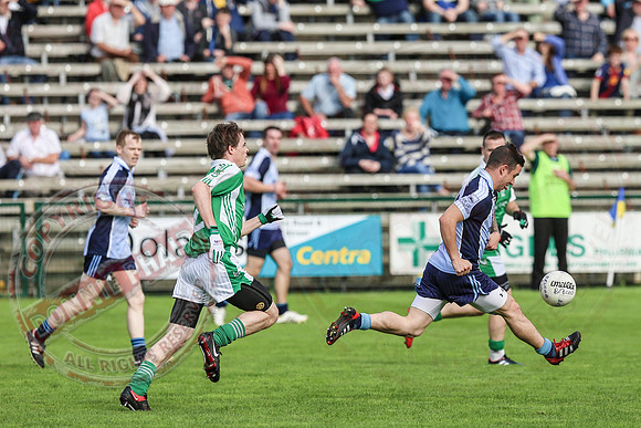 Roslea (1-12) V Belcoo (1-9) in Senior GAA Football Championshp Final.