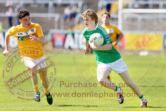 Fermanagh (2-9) V Antrim (4-10) in Ulster Minor GAA Football Championship First Round.