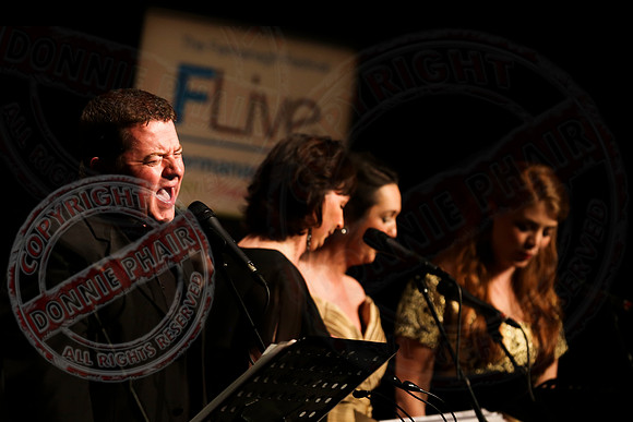 Bob Quick and the Big Brass Band in The Ardhowen Theatre.