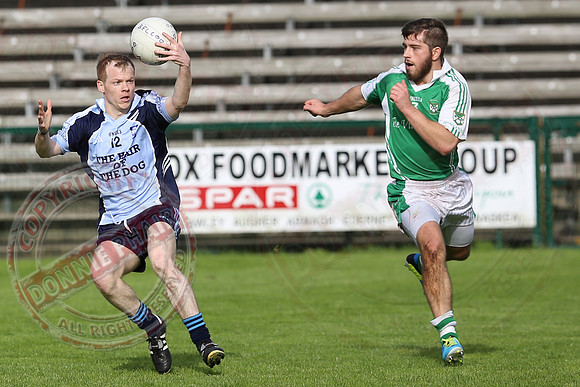 Roslea (1-12) V Belcoo (1-9) in Senior GAA Football Championshp Final.