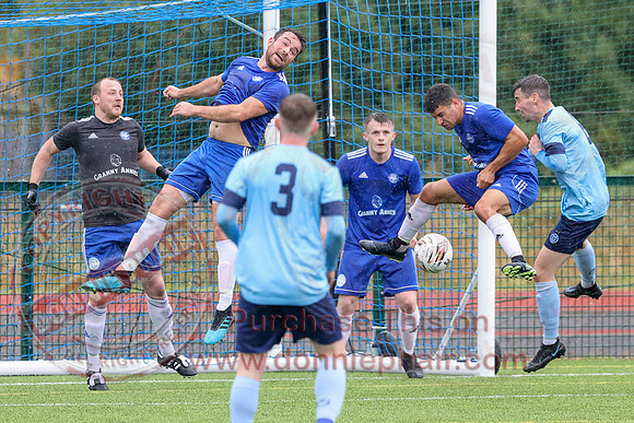 Enniskillen Town (5) V Enniskillen Athletic (0) in Mercer Football League-1