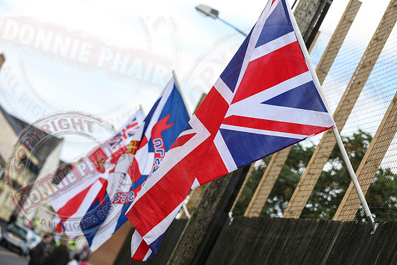 Loyalist Parade and Residents Protest in Newtownbutler