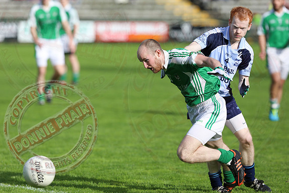 Roslea (1-12) V Belcoo (1-9) in Senior GAA Football Championshp Final.