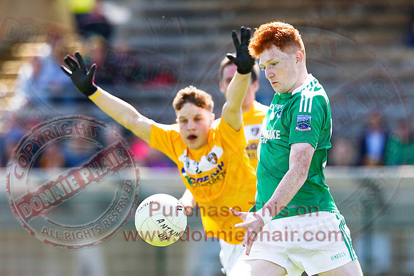 Fermanagh (2-9) V Antrim (4-10) in Ulster Minor GAA Football Championship First Round.