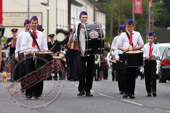 Loyalist Parade in Lisnaskea.