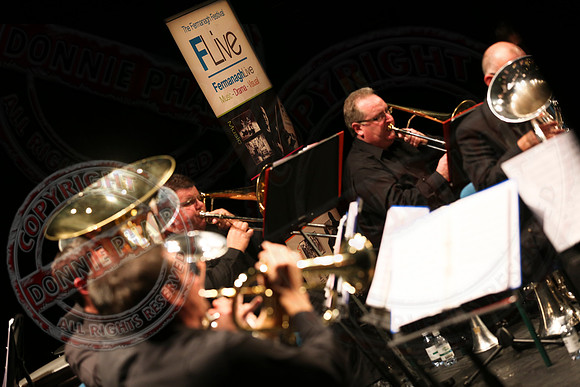 Bob Quick and the Big Brass Band in The Ardhowen Theatre.