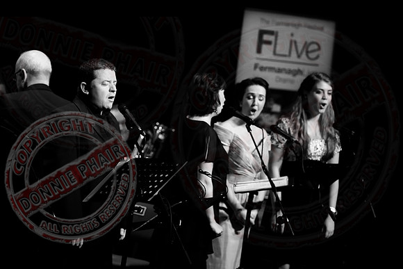 Bob Quick and the Big Brass Band in The Ardhowen Theatre.