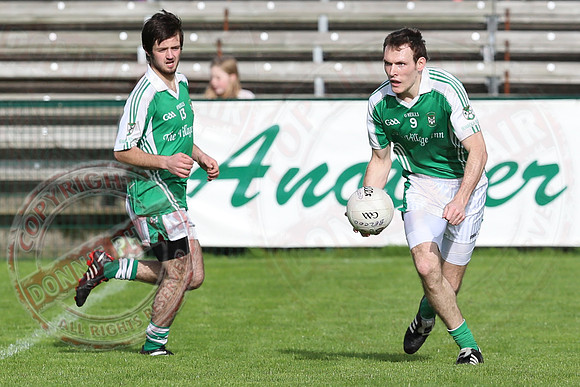 Roslea (1-12) V Belcoo (1-9) in Senior GAA Football Championshp Final.