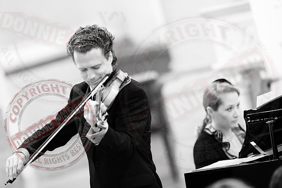 Vladimir and Olga Jablokov playing Classical Music in St. Michael's Church, Enniskillen.