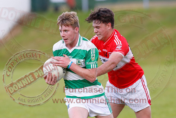 Teemore (3-7) V Belnaleck (1-12) in Minor GAA Football League Division 4 Final.