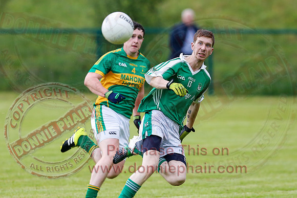 Irvinestown (1-7) V Roslea (1-8) in Senior GAA Football League Division 1.