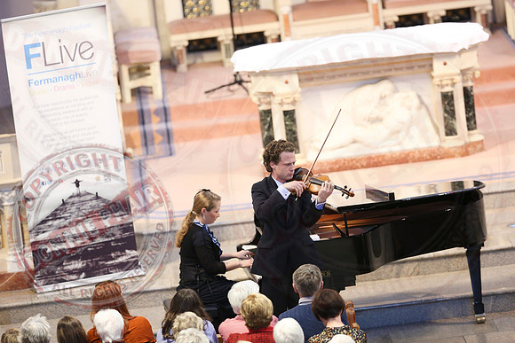 Vladimir and Olga Jablokov playing Classical Music in St. Michael's Church, Enniskillen.