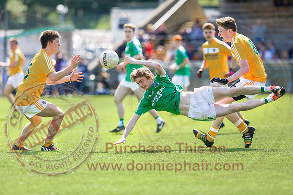 Fermanagh (2-9) V Antrim (4-10) in Ulster Minor GAA Football Championship First Round.