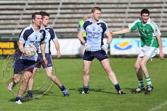Roslea (1-12) V Belcoo (1-9) in Senior GAA Football Championshp Final.