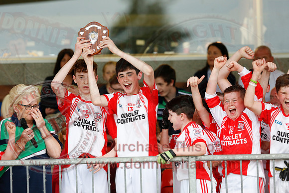 Belnaleck (6-9) V Irvinestown (4-7) in U14 B GAA Football Championship Final.