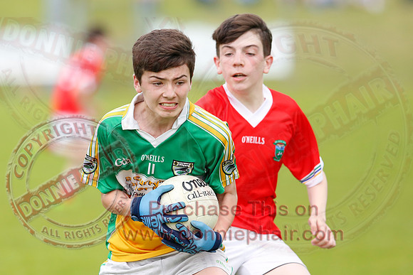 Newtownbutler (3-15) V Derrylin (2-6) in GAA Football U14 Division 2 Final.