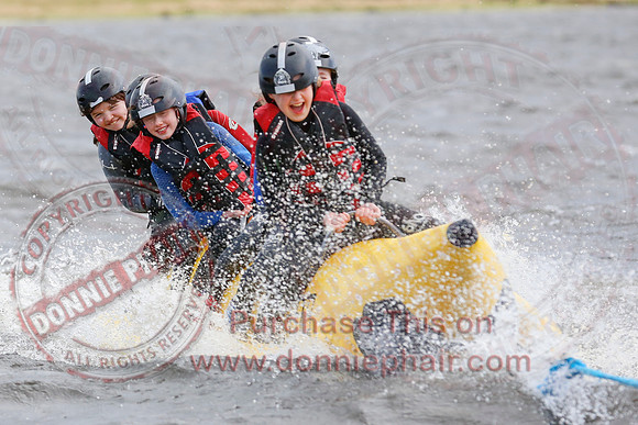 Banana Boating at the Share Centre, Lisnaskea.