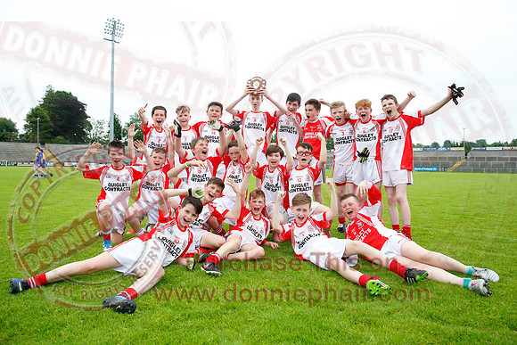 Belnaleck (6-9) V Irvinestown (4-7) in U14 B GAA Football Championship Final.