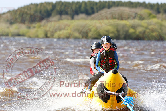 Banana Boating at the Share Centre, Lisnaskea.