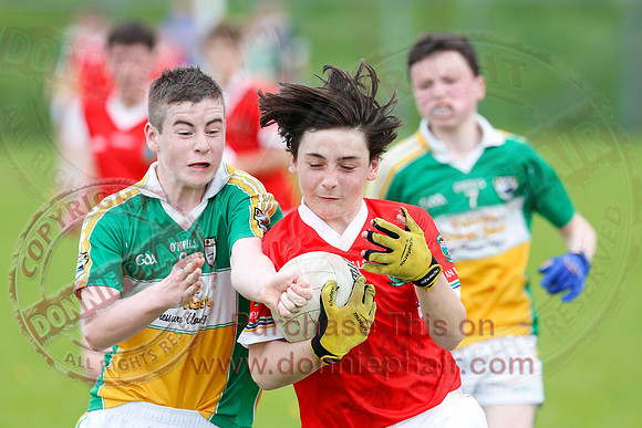 Newtownbutler (3-15) V Derrylin (2-6) in GAA Football U14 Division 2 Final.
