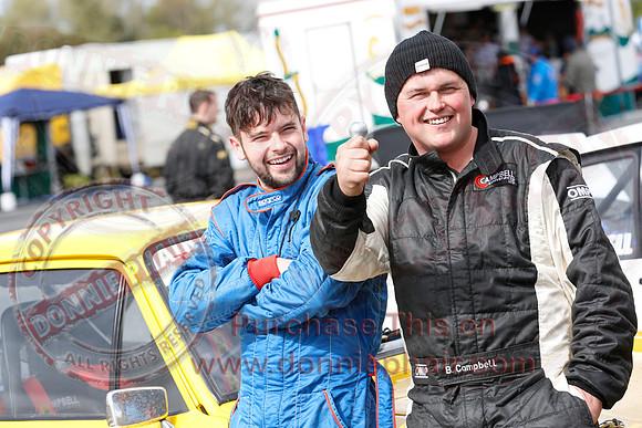 The Enniskillen Motor Club May Day Rally at Enniskillen Airport.